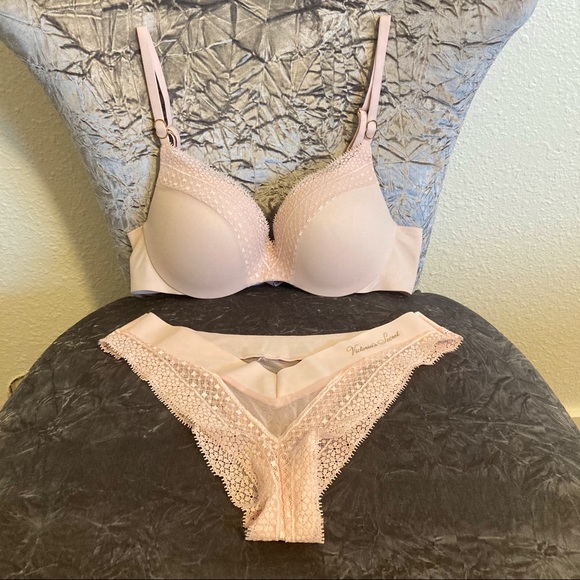 SET Victoria’s Secret Very Sexy Bra and Panty Pink - Picture 1 of 8